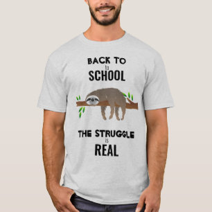 Lazy Sleeping Zurück zur Schule T-Shirt