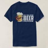 Lazy Sloth Beer Nur noch ein Bier verspreche ich T-Shirt (Design vorne)