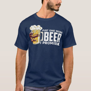 Lazy Sloth Beer Nur noch ein Bier verspreche ich T-Shirt