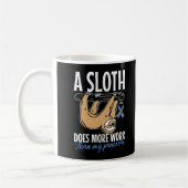 Lazy Sloth Funny Pankreas T1D Diabetes Kaffeetasse (Links)