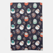 Lazy Sloth Geschirrtuch (Vertikal)