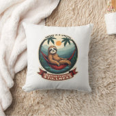 Lazy Sloth Humor Shirt Selective Effort Vintage Kissen (Decke)