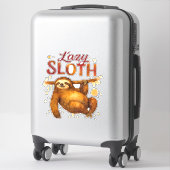 Lazy Sloth in Alcohol Ink Classic T-Shirt Aufkleber (Koffer)
