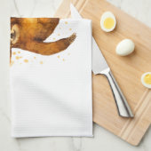 Lazy Sloth in Alcohol Ink Classic T-Shirt Geschirrtuch (Viertel Falte)