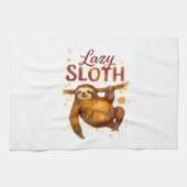Lazy Sloth in Alcohol Ink Classic T-Shirt Geschirrtuch (Horizontal)