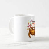 Lazy Sloth in Alcohol Ink Classic T-Shirt Kaffeetasse (Vorderseite Links)