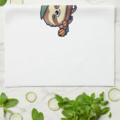 lazy sloth kawaii Classic T-Shirt Geschirrtuch (Gefaltet)