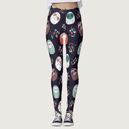 Lazy Sloth Leggings (Vorderseite)