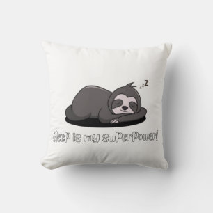 Lazy Sloth - Schlaf ist mein tolles Zitat Kissen