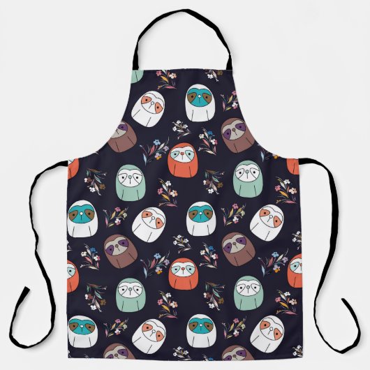 Lazy Sloth Schürze (Vorderseite)