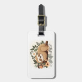 Lazy sloth sleeping on a branch cartoon            gepäckanhänger (Vorderseite vertikal)