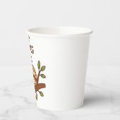 Lazy Sloth Sticker - Cartoon "Ich habe heute nicht Pappbecher (Links)