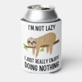 Lazy Sloth tut nichts Dosenkühler (Kanne Rückseite)