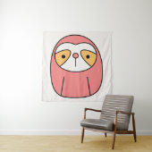 Lazy Sloth Wandteppich (Beispiel)