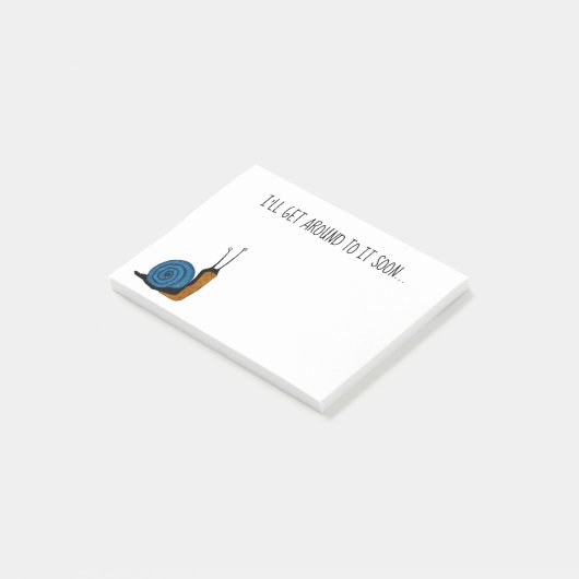 Lazy Snail Sticky Notes Post-it Klebezettel (angewinkelt)