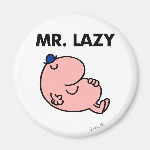 Lazy Snoozing Away Magnet