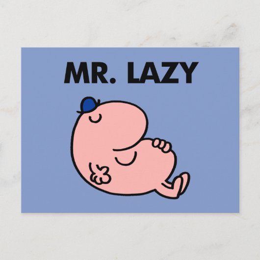 Lazy Snoozing Away Postkarte (Vorderseite)