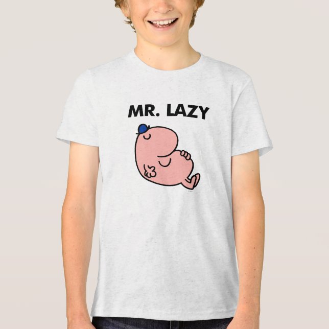 Lazy Snoozing Away Tri-Blend Shirt (Vorderseite)