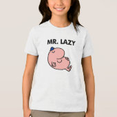 Lazy Snoozing Away Tri-Blend Shirt (Vorderseite)