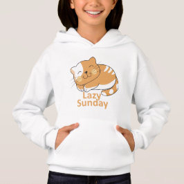 "Lazy Sunday, Happy Heart Hoodie