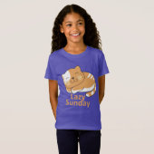 "Lazy Sunday, Happy Heart" T-Shirt (Vorne ganz)