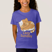 "Lazy Sunday, Happy Heart" T-Shirt (Vorderseite)