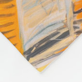 Lazy Sunday Morning | Gemütliches Cat & Coffee-Gem Fleecedecke (Ecke)