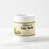 lazy turtle diploma kaffeetasse (Mittel)