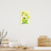 Lazy Vase Poster (Küche)