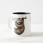 Lazy Vibes Sloth Tasse - Niedlich & Chill Coffee C (Vorderseite Links)