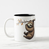 Lazy Vibes Sloth Tasse - Niedlich & Chill Coffee C (Links)