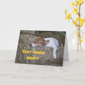 LazyBones, hol dir Erholung! Karte (Gelbe Blume)