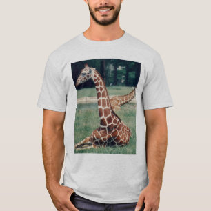 LazyDay Giraffe - Asche T-Shirt