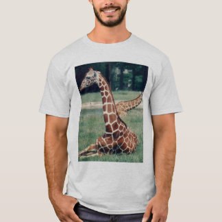 LazyDay Giraffe - Asche T-Shirt