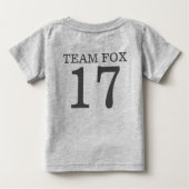 LazyFox Kollektion Heather Gray T-Shirt (Rückseite)