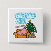 Lazy's Christmas Chill Button (Vorderseite)