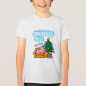 Lazy's Christmas Chill Tri-Blend Shirt (Vorderseite)
