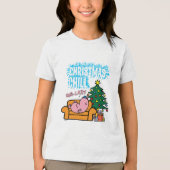 Lazy's Christmas Chill Tri-Blend Shirt (Vorderseite)