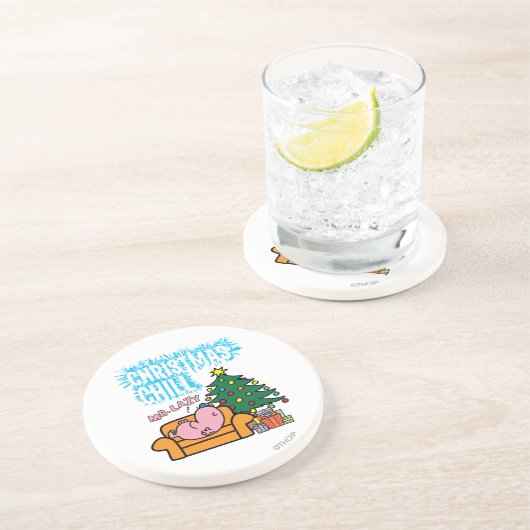 Lazy's Christmas Chill Untersetzer (Seite)