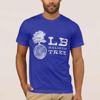 LB Holistic Tree White Schriftart T-Shirt