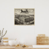 LB Johns' Carriage Works, Abilene, Kansas Poster (Küche)