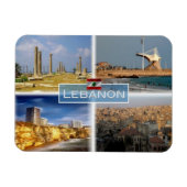 LB Libanon - Beirut - Tripolis - Reis - Magnet (Horizontal)