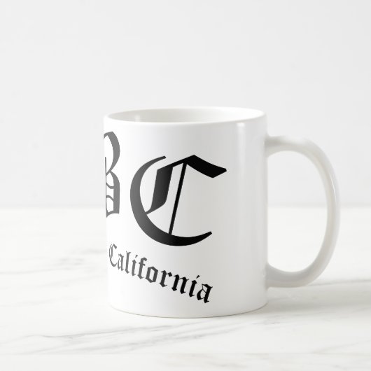 LBC Long Beach California Lokal Stolz Kaffeetasse (Rechts)