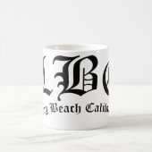 LBC Long Beach Kalifornien Kaffeetasse (Mittel)