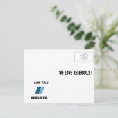 LBC STEUERDIENSTLEISTUNGEN Pro-Promo-Postkarten Postkarte (Stehend Vorderseite)