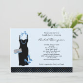 LBD Brautparty-Einladung Einladung (Stehend Vorderseite)