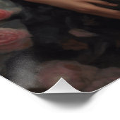 LBD kleines schwarzes Kleid AI-Enhanced Fashion Ar Poster (Ecke)