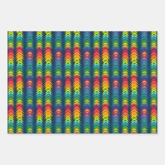 LBGT Wrapping Wonderland Christmas Wrapping Paper Geschenkpapier Set (Vorderseite)