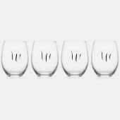 LBGTQ/Non-Binary Wedding Trinkbehälter Set Weinglas Ohne Stiel (Vorderseite)