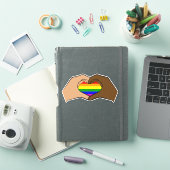 LBGTQ+-Stolz für Herz Aufkleber (iPad Hülle)